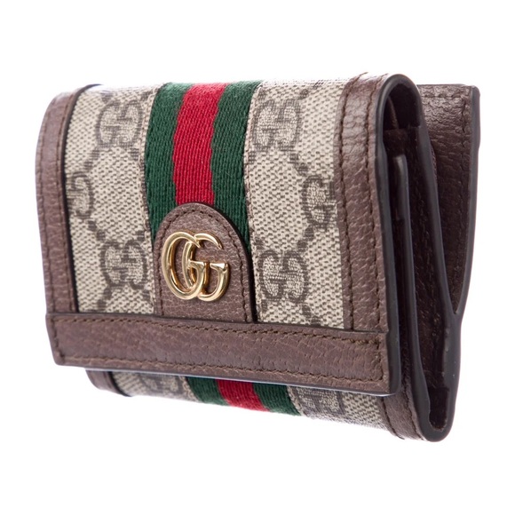 Gucci Ophidia GG Supreme Compact Wallet w/ Tags - Picture 3 of 4